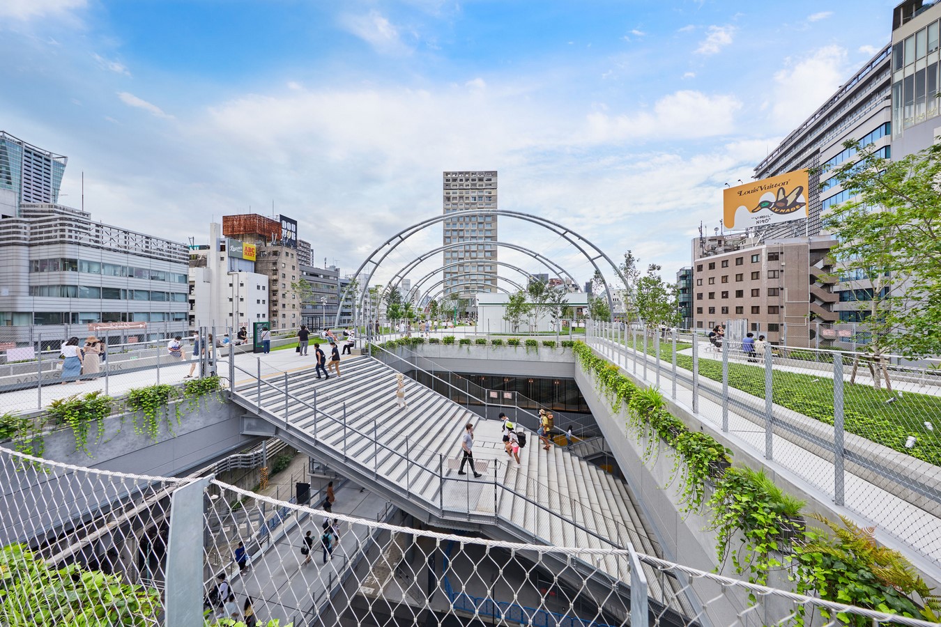 Miyashita Park by Nikken Sekkei: A park of urban relaxation and activity - Sheet3