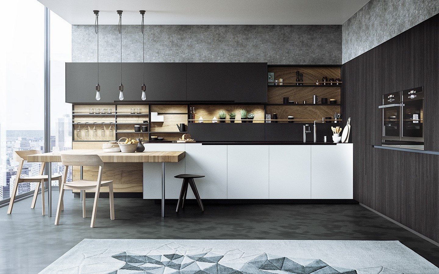 Peninsula Kitchen Design_Image Kutchina