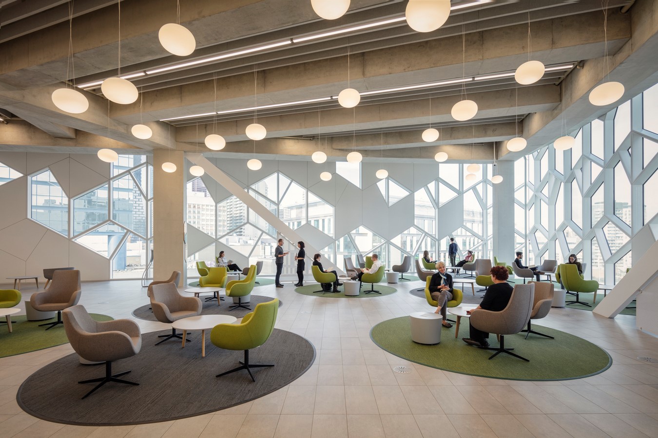 Visual transparency through interiors and exteriors_©Snøhetta