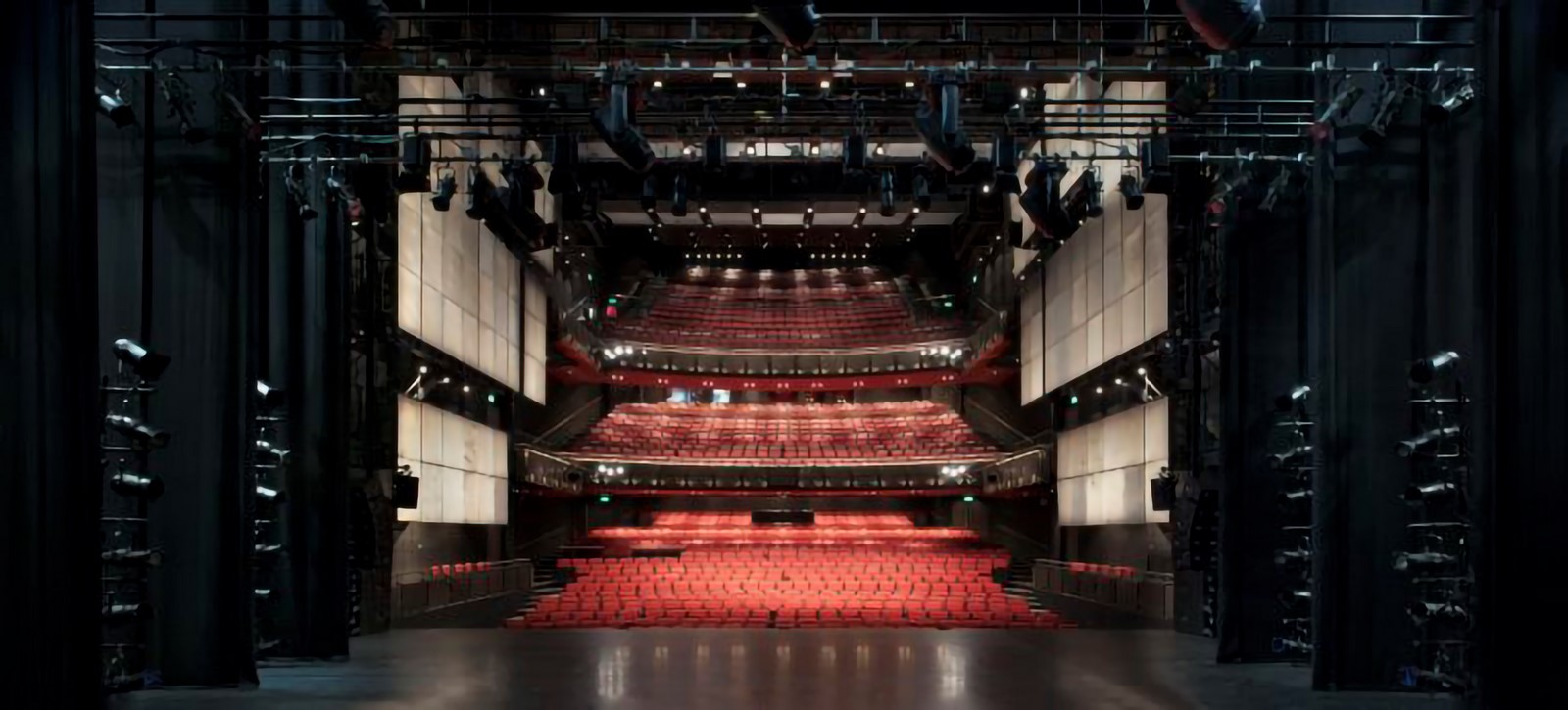View of the Auditorium from the stage_©http://blog.sadlerswells.com/tag/construction/