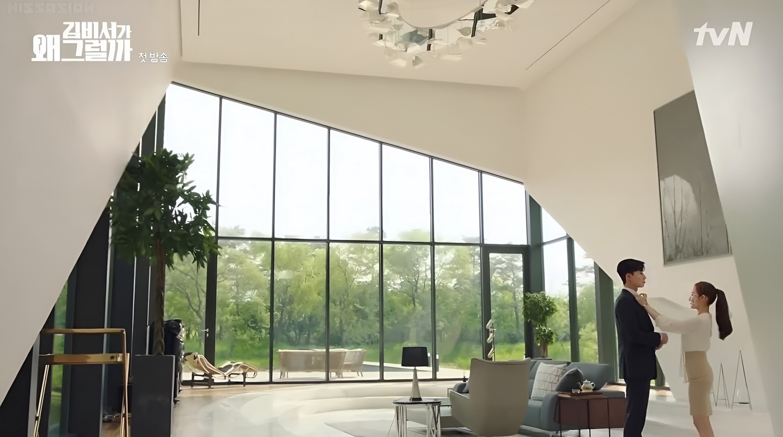 Interiors of the Drama House featured in What's Wrong With Secretary Kim_©Courtesy of TvN