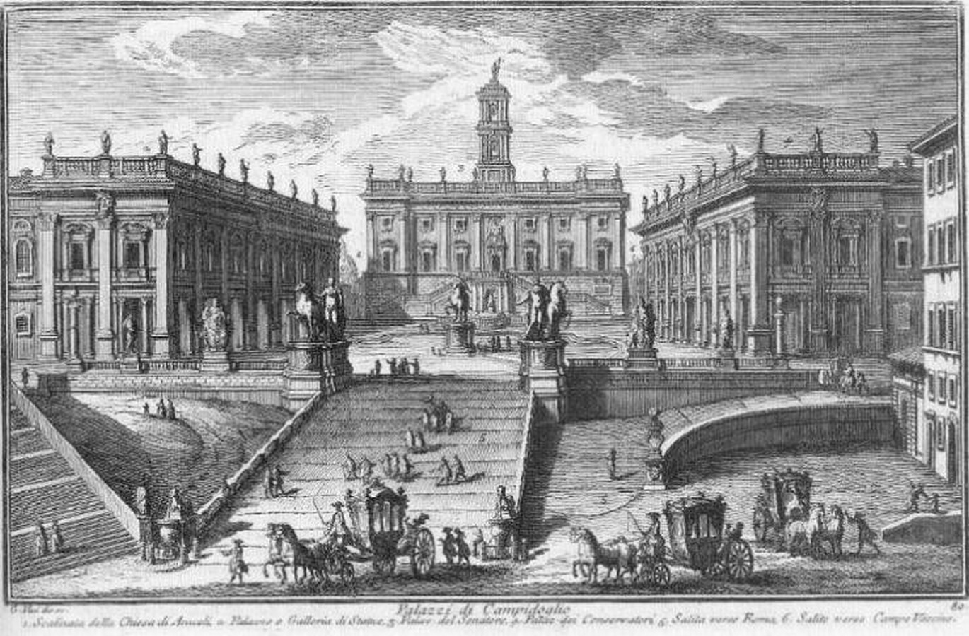 Timeline of restoration: The Piazza del Campidoglio - Sheet2