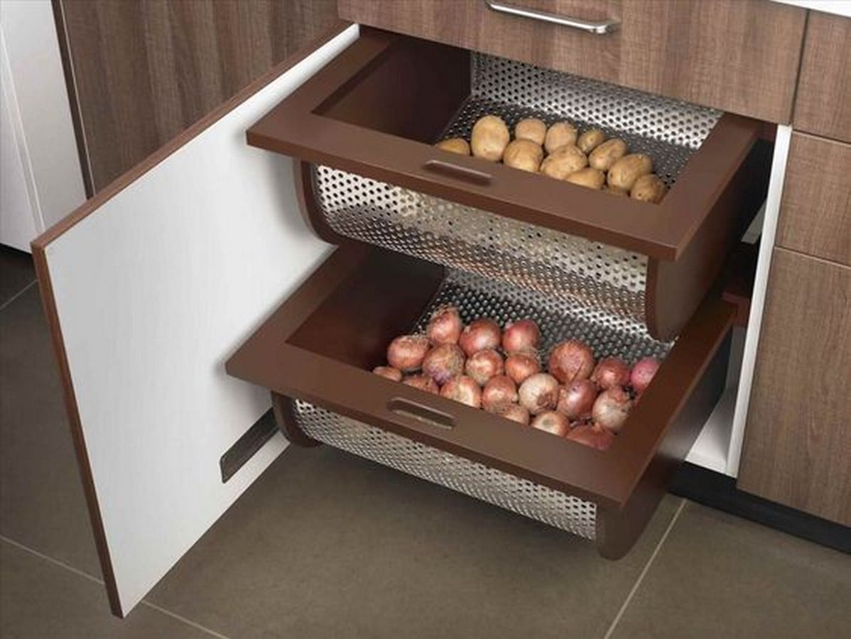 Kitchen baskets for modular kitchen _©shraddharathod