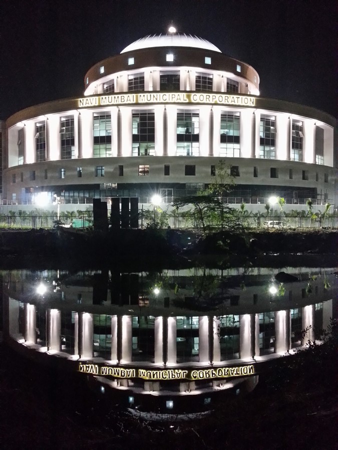 Navi Mumbai Municipal Corporation Building_ ©Architizer