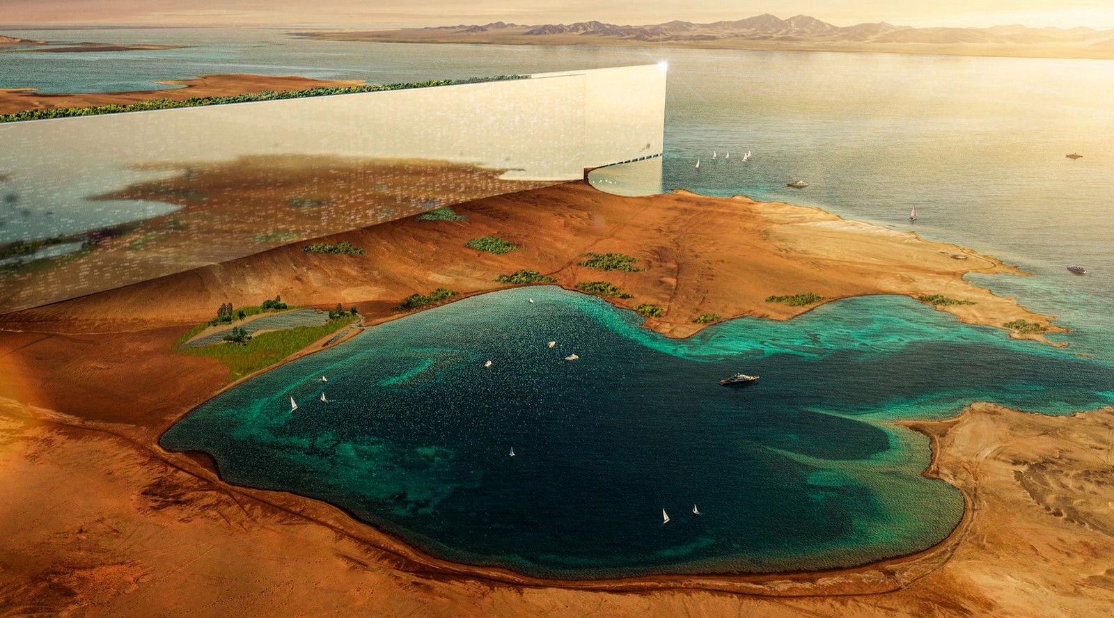 The Line, Saudi Arabia (A vision)_©Courtesy of NEOM (https://www.neom.com/en-us/regions/theline)