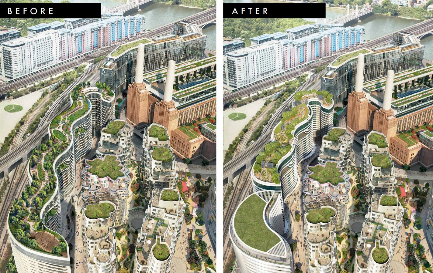 Battersea Power Station redevelopment extention revealed in the before and after images - Sheet1