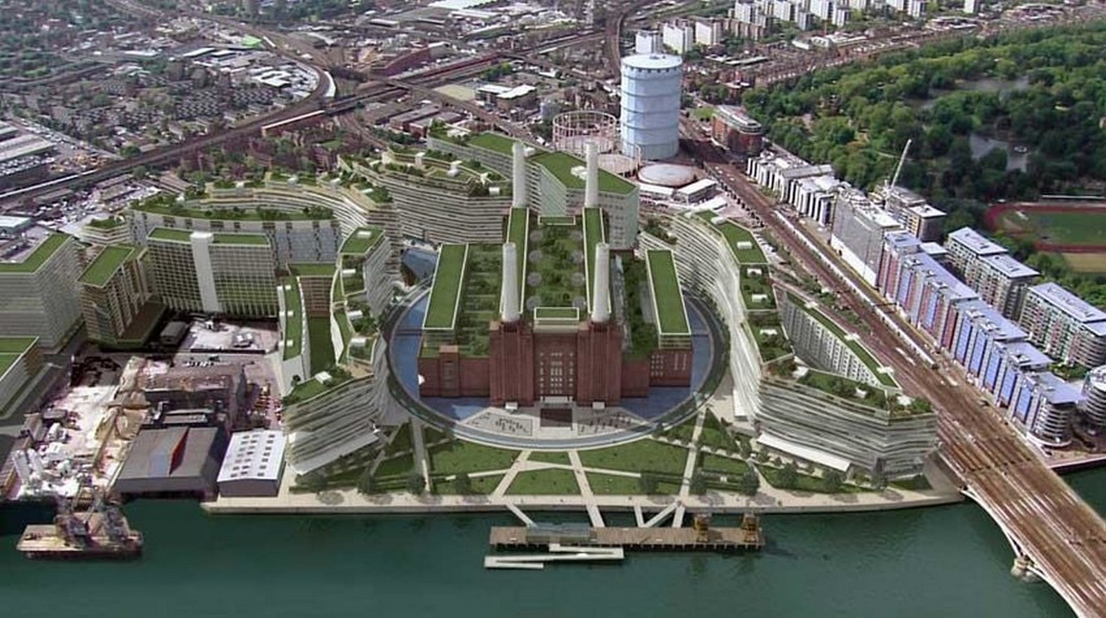 Battersea Power Station redevelopment extention revealed in the before and after images - Sheet6