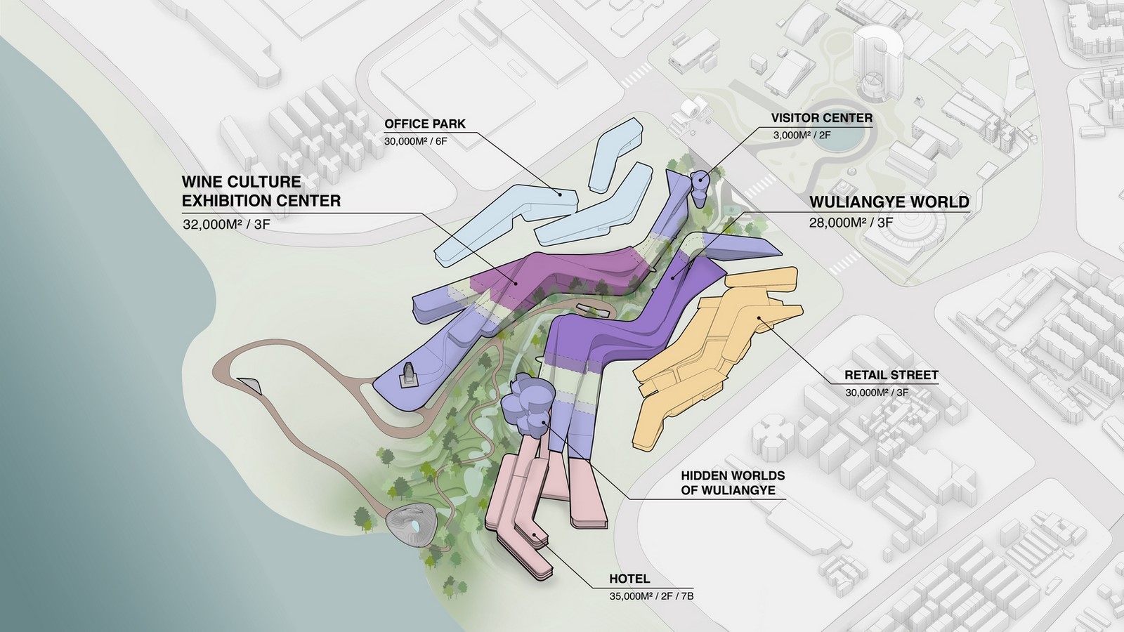Competition to Design a Winemakers Campus and Tourism Complex in Yibin won by Büro Ole Scheeren - Sheet3