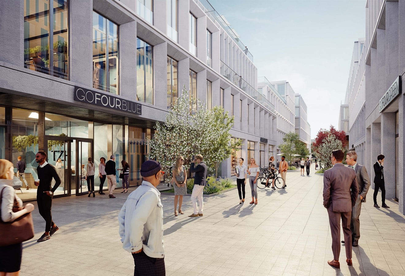 Go Four It Business Park Hanauer Straße Munich (DE) by AllesWirdGut - Sheet