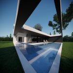 Two minimalistic white barns by the Polish sea by Biams -Sheet1