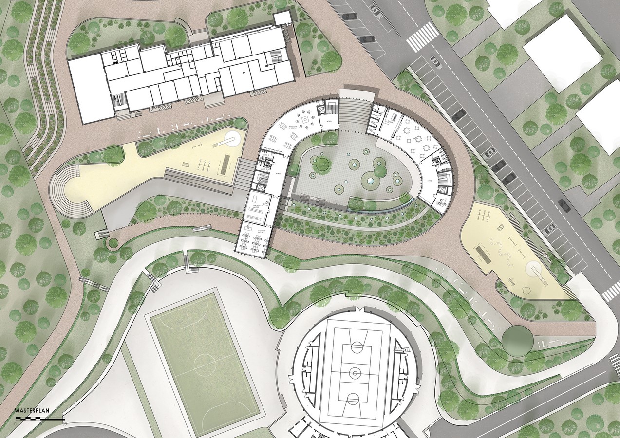 KindergartenMiddle School by Matheas Architecture - Sheet4