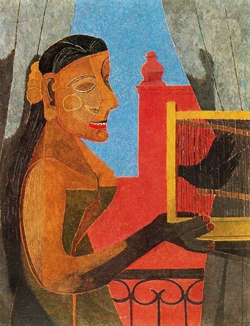 Tamayo’s painting- A Woman with a Bird Cage_©rufinotamayo
