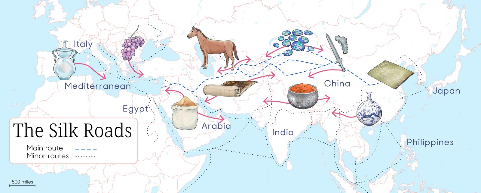 The ancient communication route of the World - Sheet5