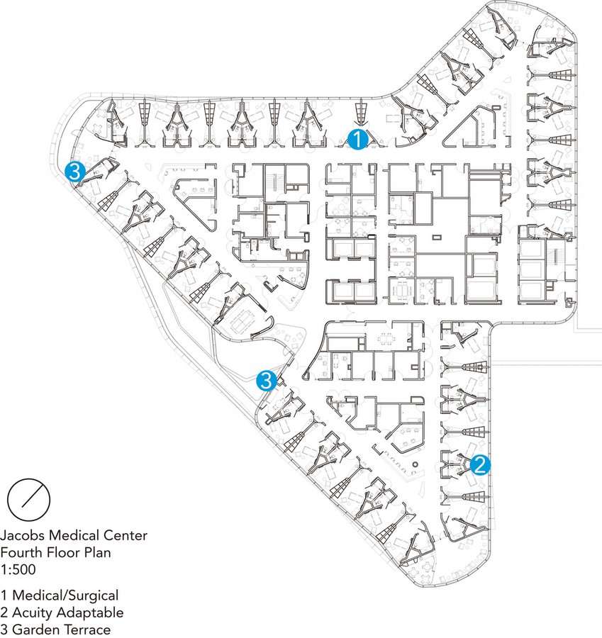 Forth Floor Plan_©archdaily.com
