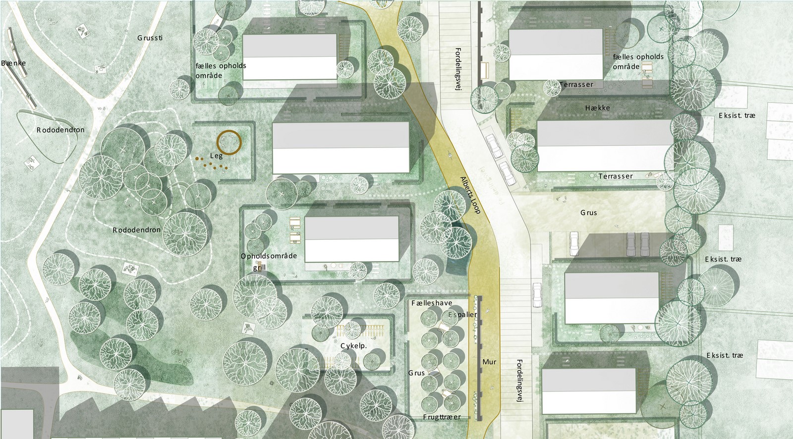 Havebyen Plan_©Schmidt Hammer Lassen Architects