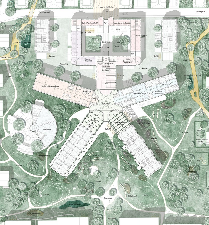 Plan of Vridsløselille Prison from 1859_leksikon