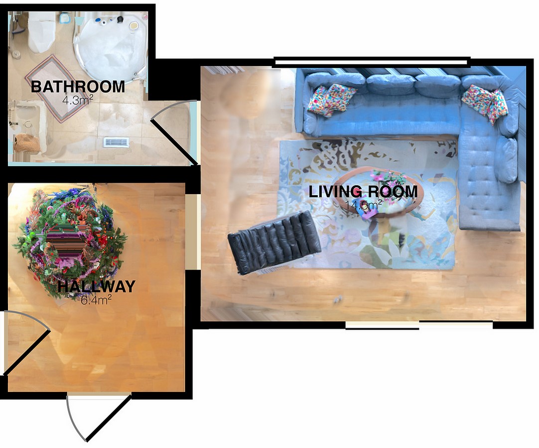 Roomscan pro app Interfaces_©Locometric