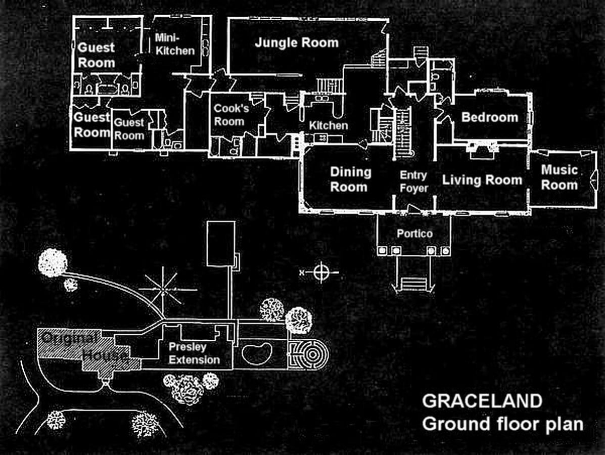 Elvis Presley House: 10 Facts through Architect's Lens - Sheet5