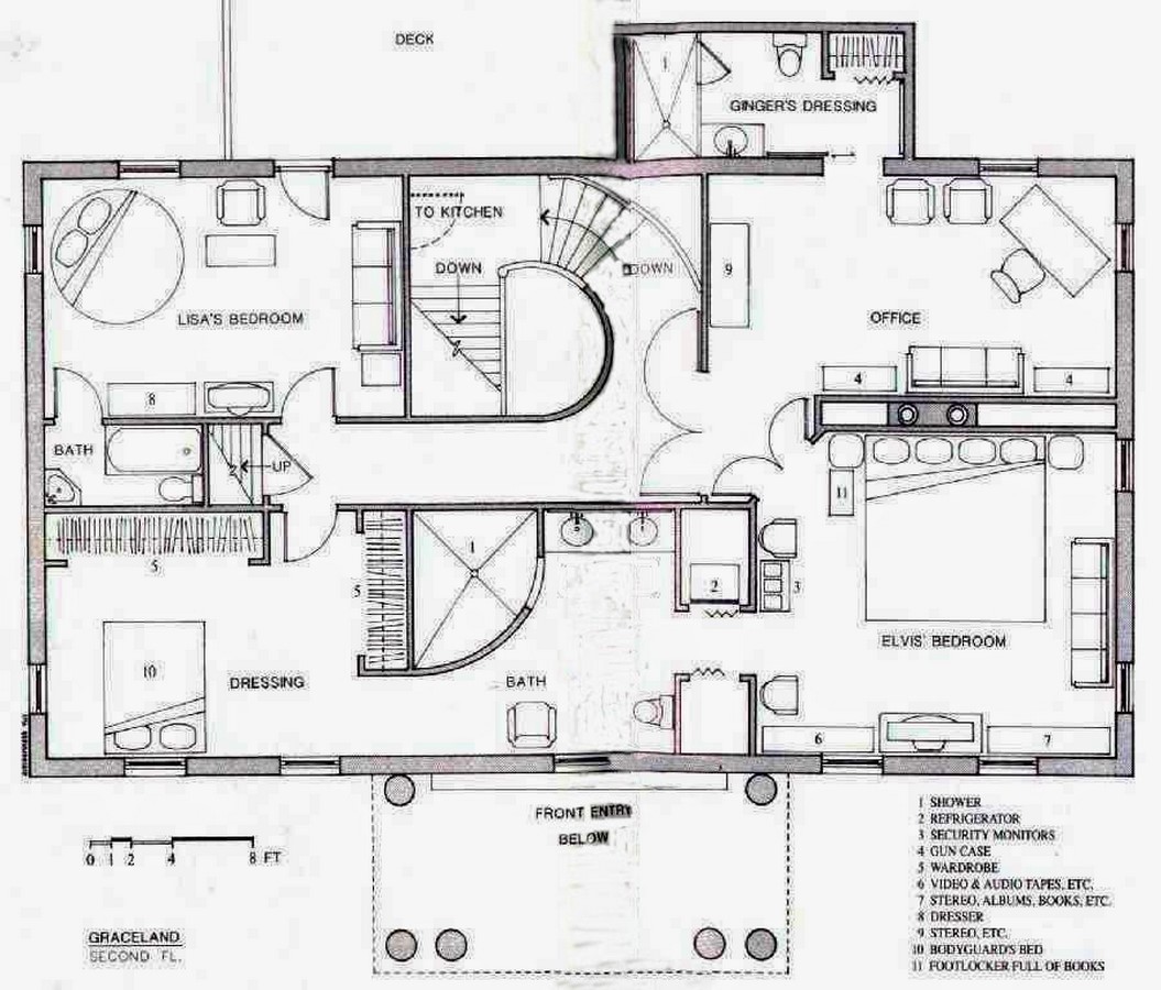 Elvis Presley House: 10 Facts through Architect's Lens - Sheet6