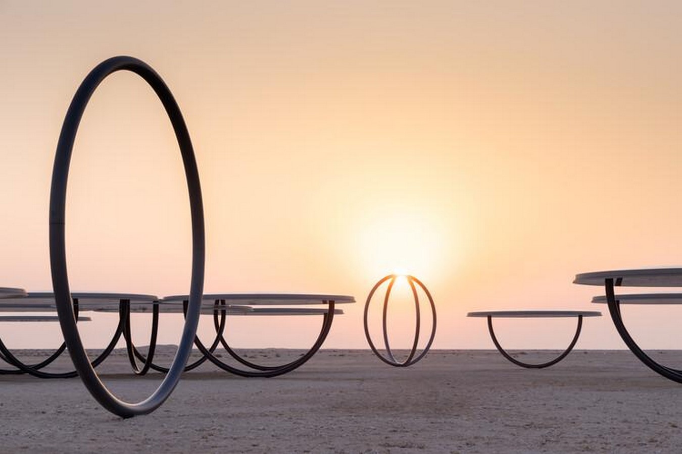 “Shadows Travelling on the Sea of the Day” Olafur Eliasson’s Site-Specific Installation, opens in Doha, Qatar - Sheet