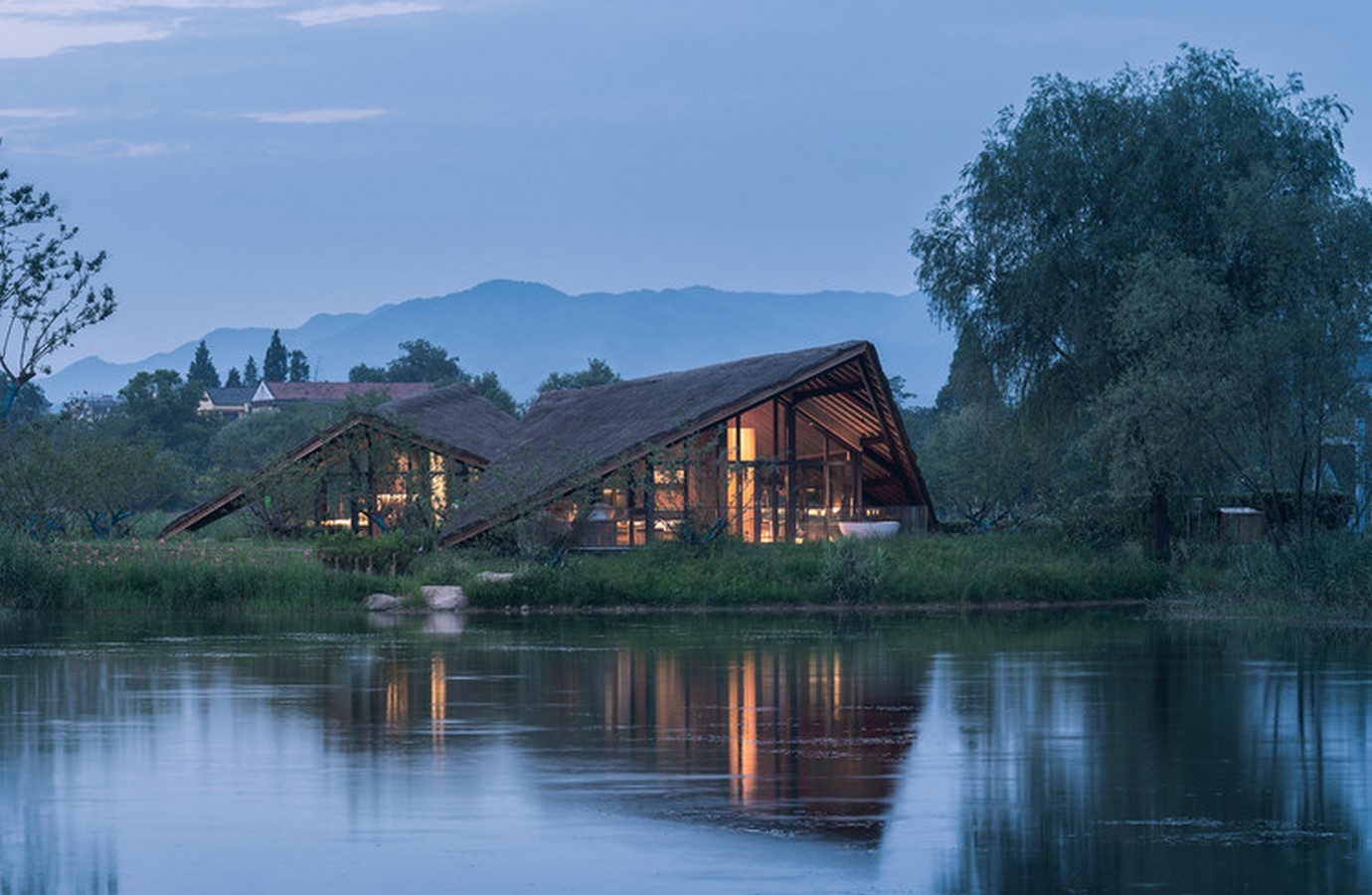 Fuyang Yangbei Lake Wetland Ecological Hotel by Shulin Architectural Design - Sheet2