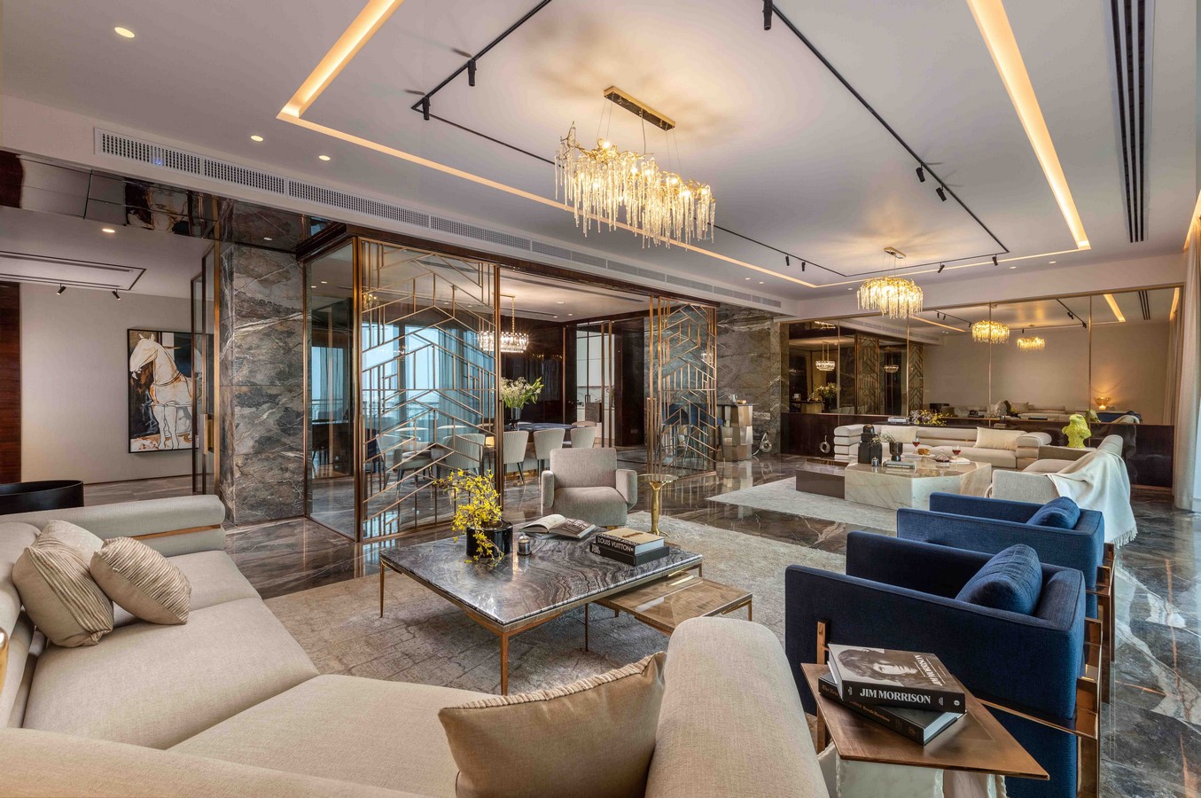 Luxury Living-Dining Space by Essentia Environment - Sheet2