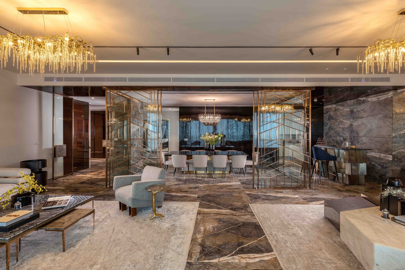 Luxury Living-Dining Space by Essentia Environment - Sheet3