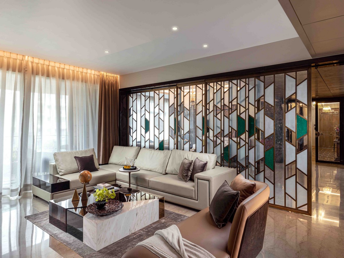 Luxurious Living Room by Square Designs - Sht2
