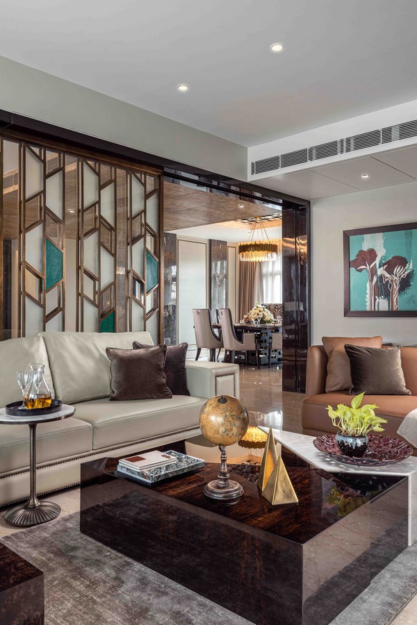 Luxurious Living Room by Square Designs - Sht3