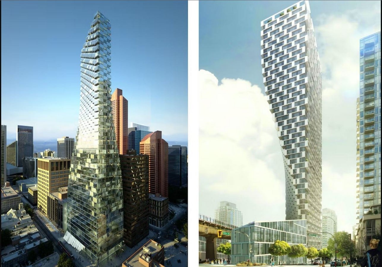 BIG Releases First Photographs of The Vancouver House and Telus Sky in Canada - SHeet2