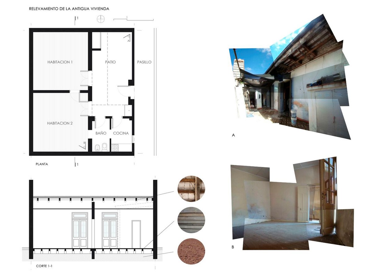 Old structure materials and drawings_©https://www.archdaily.com