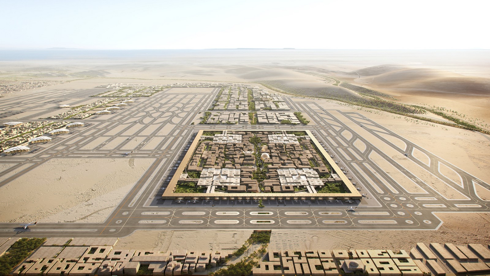 Competition for King Salman International Airport in Saudi Arabia won by Foster + Partners - Sheet2