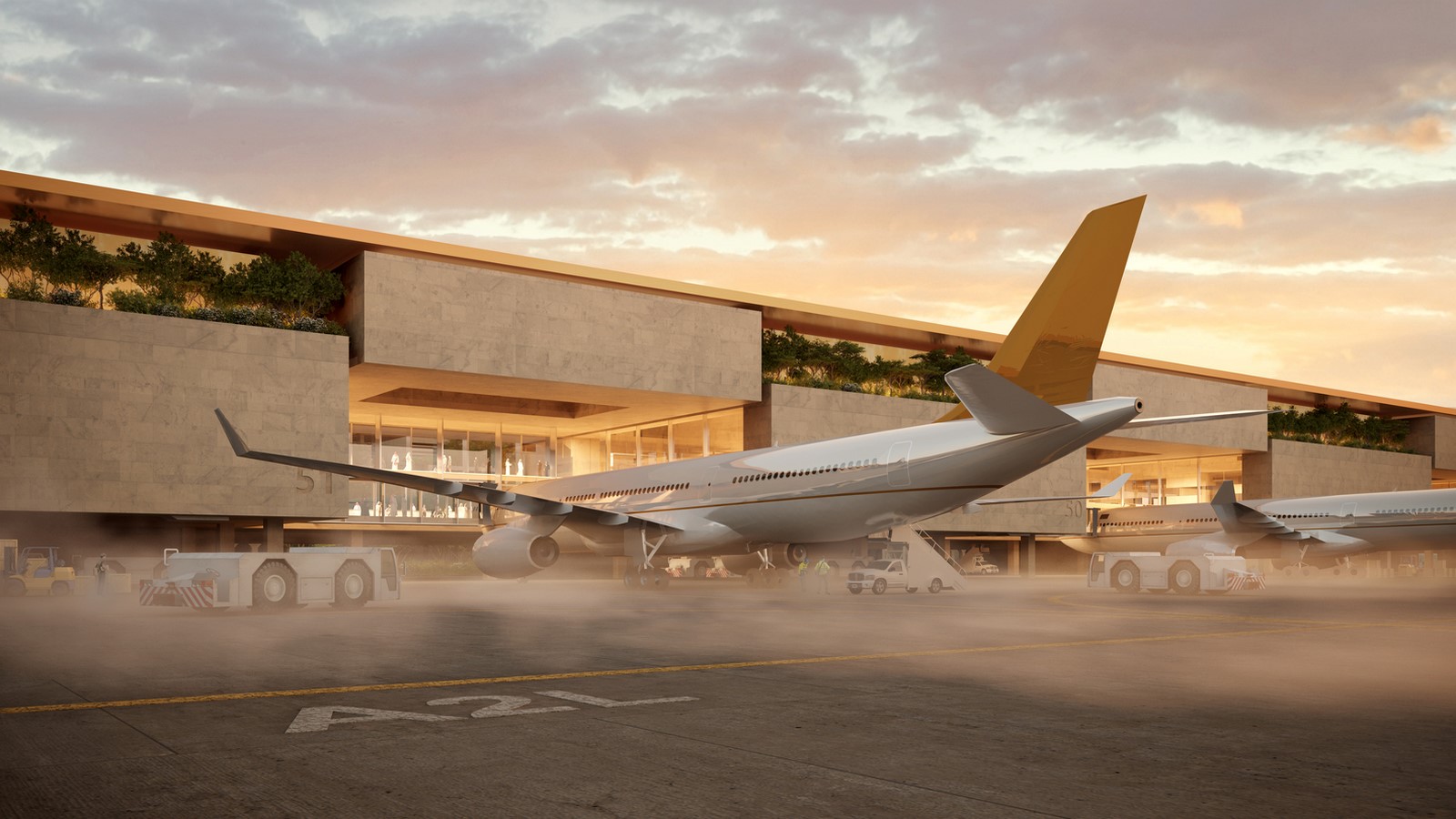 Competition for King Salman International Airport in Saudi Arabia won by Foster + Partners - Sheet3