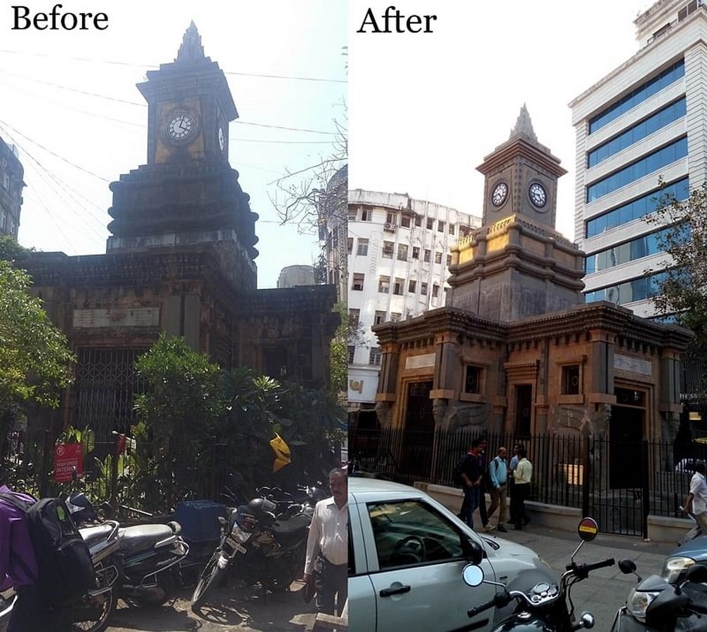 Timeline of restoration: Bomanjee Hormarjee Wadia Fountain and Clock Tower - Sheet3