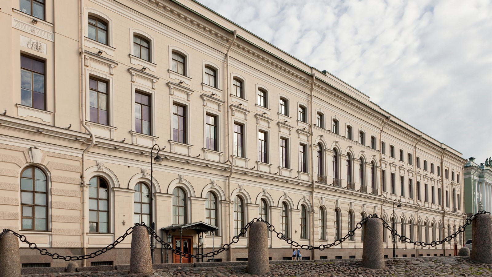 The Facade of The Old Hermitag