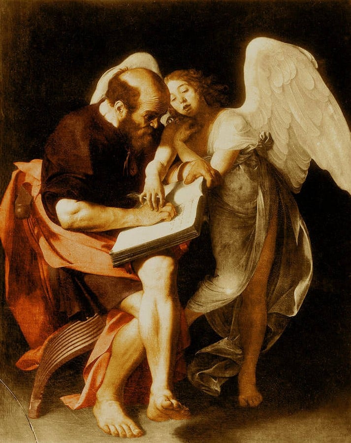 Story behind the Art: Saint Matthew and the Angel - Sheet1
