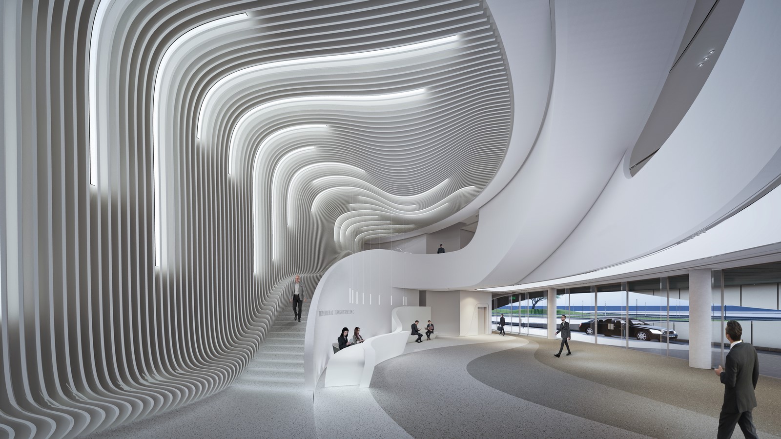 A fluid workspace along riverfront in turkey to be built by Melike altınışık architects - Sheet3