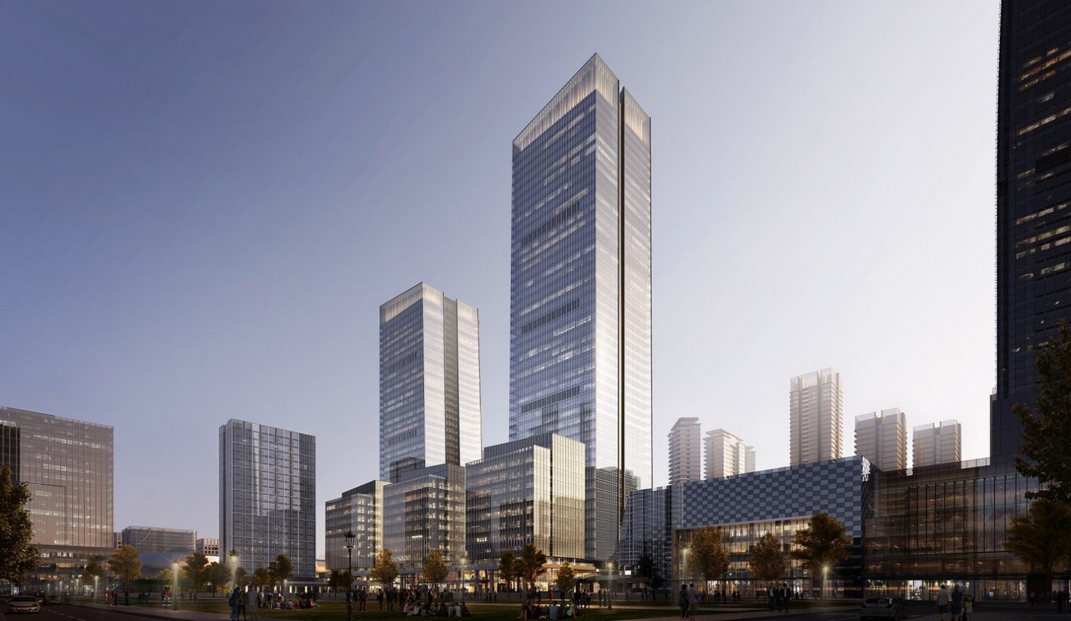 Designs For New Twin Towers And Mixed Use Complex In Guangzhou Unveiled 