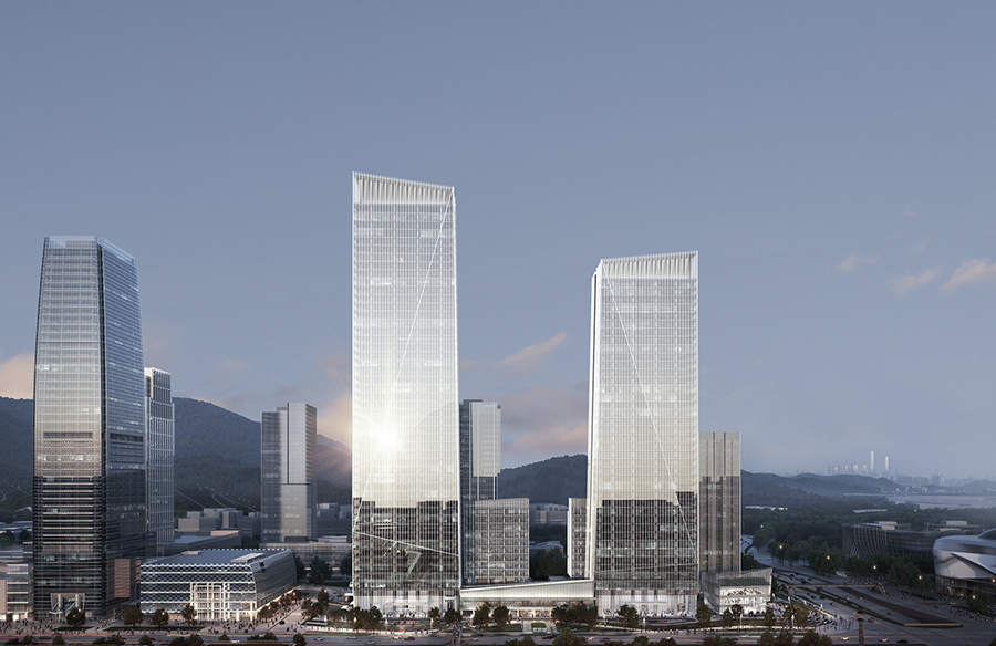 Designs For New Twin Towers And Mixed Use Complex In Guangzhou Unveiled Designs For New Twin Towers And Mixed Use Complex In Guangzhou Unveiled