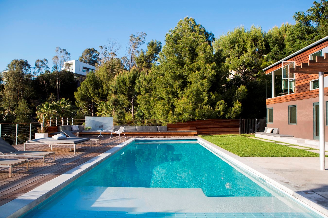 Hollywood Hills Pool + Living by Striegel Agacki Studio - Sheet7
