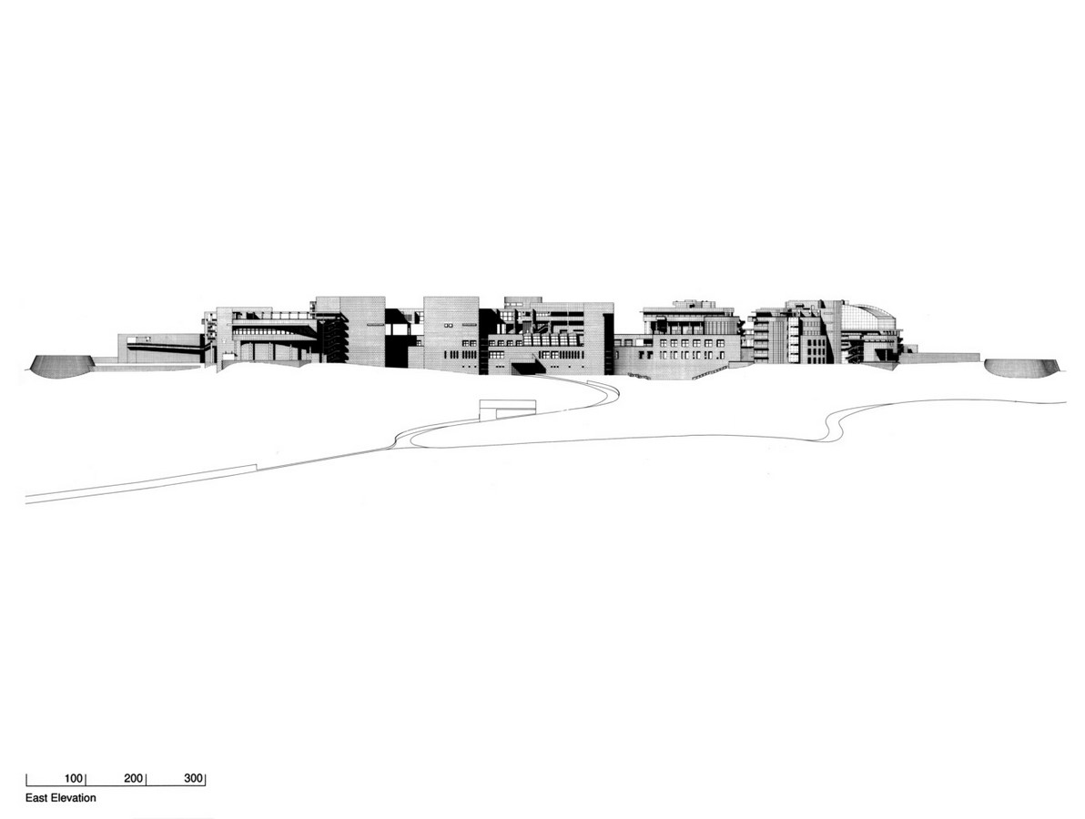 East Elevation_©Richard Meiers and partners architect.
