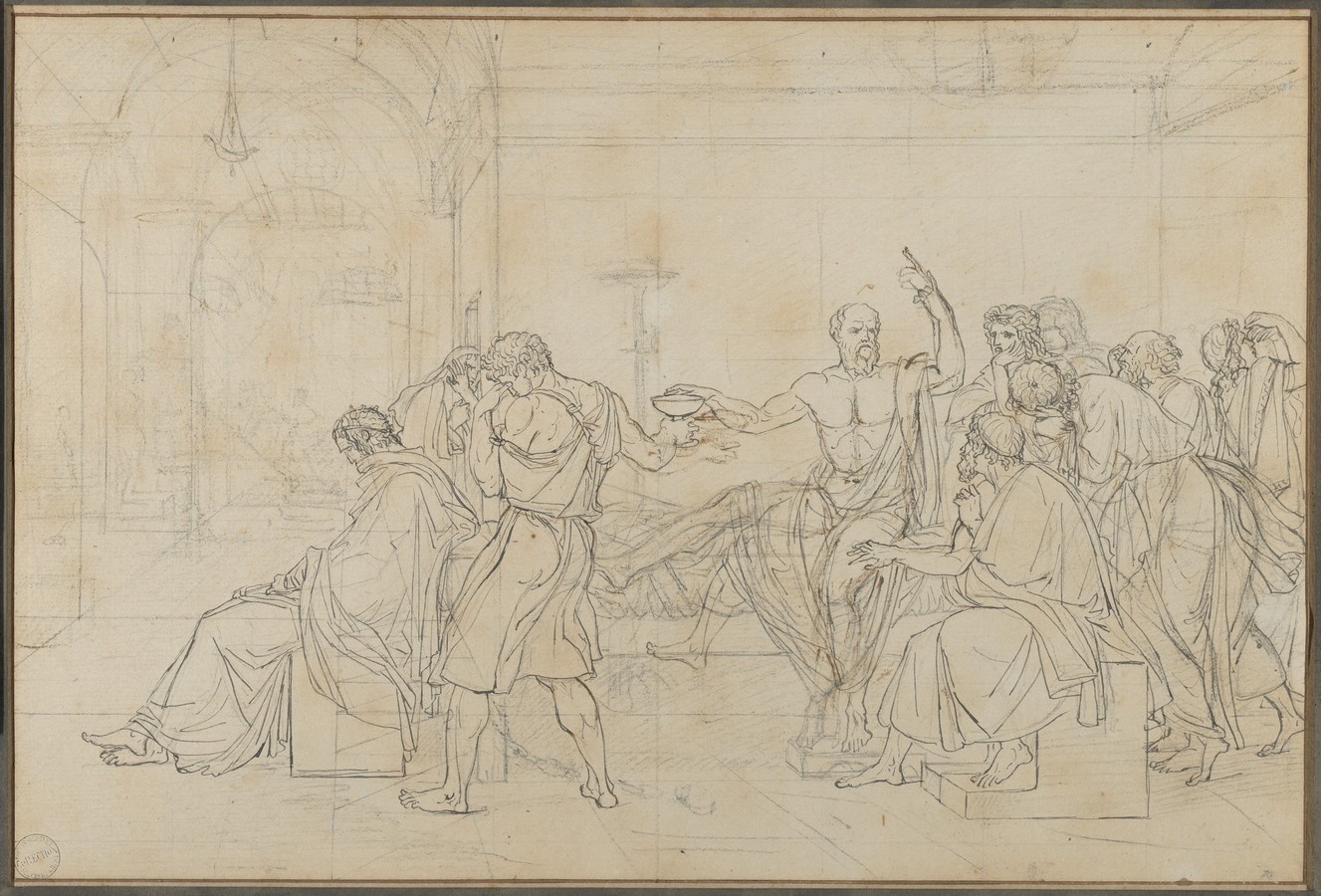 Story behind the art-The Death of Socrates - Sheet3