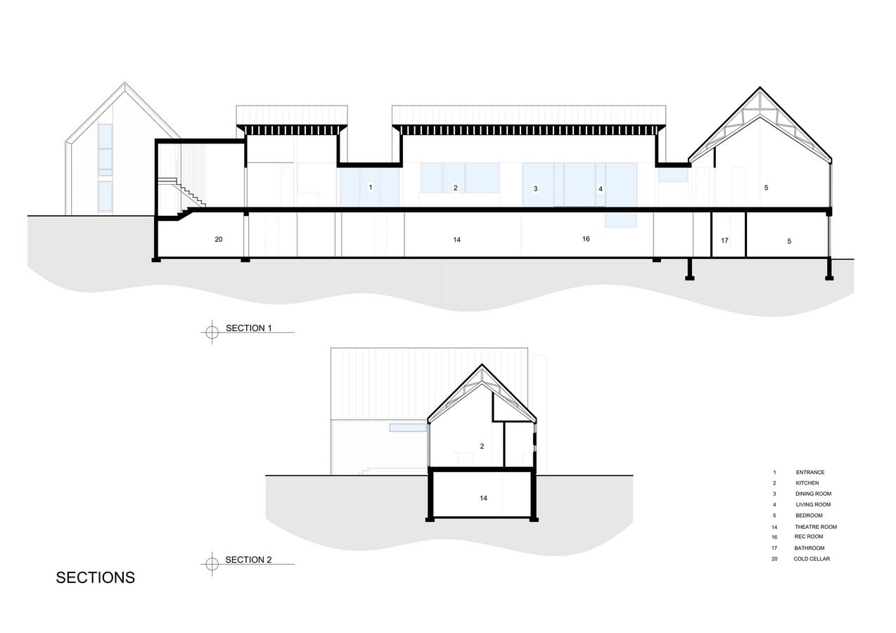 BLDG Workshop places Corten steel details on all-white home in rural Ontario - Sheet3