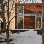BLDG Workshop places Corten steel details on all-white home in rural Ontario - Sheet5