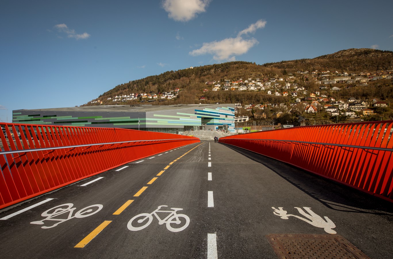 Nygårdstangen bicycle & footbridge, Bergen by Studio Granda - Sheet3
