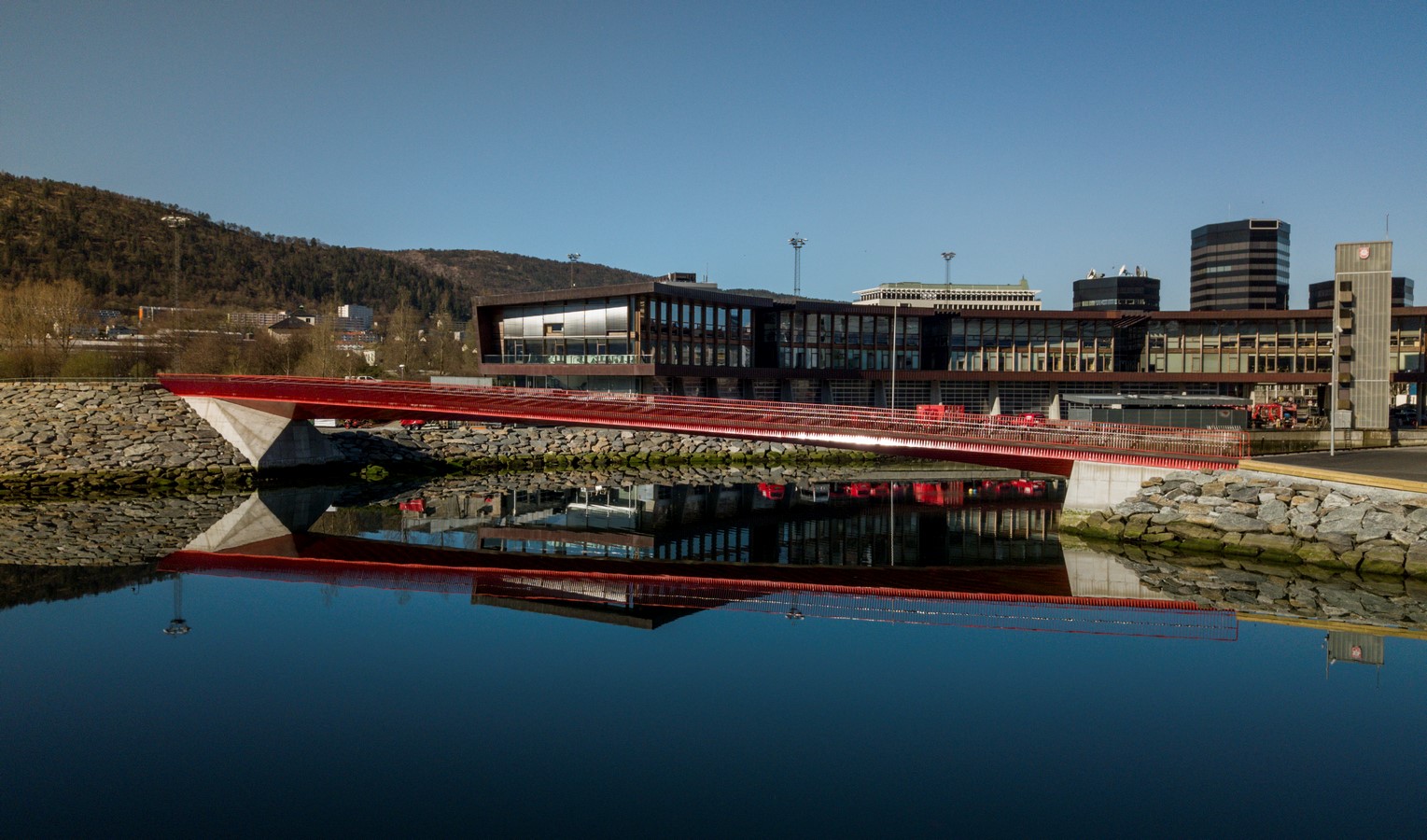Nygårdstangen bicycle & footbridge, Bergen by Studio Granda - Sheet