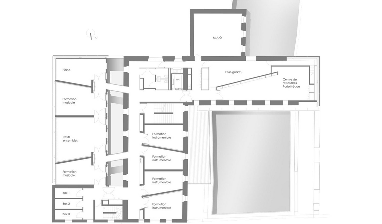 Restoration of L’École de Musique et de Théâtre, France-Osama Nasir - Sheet3