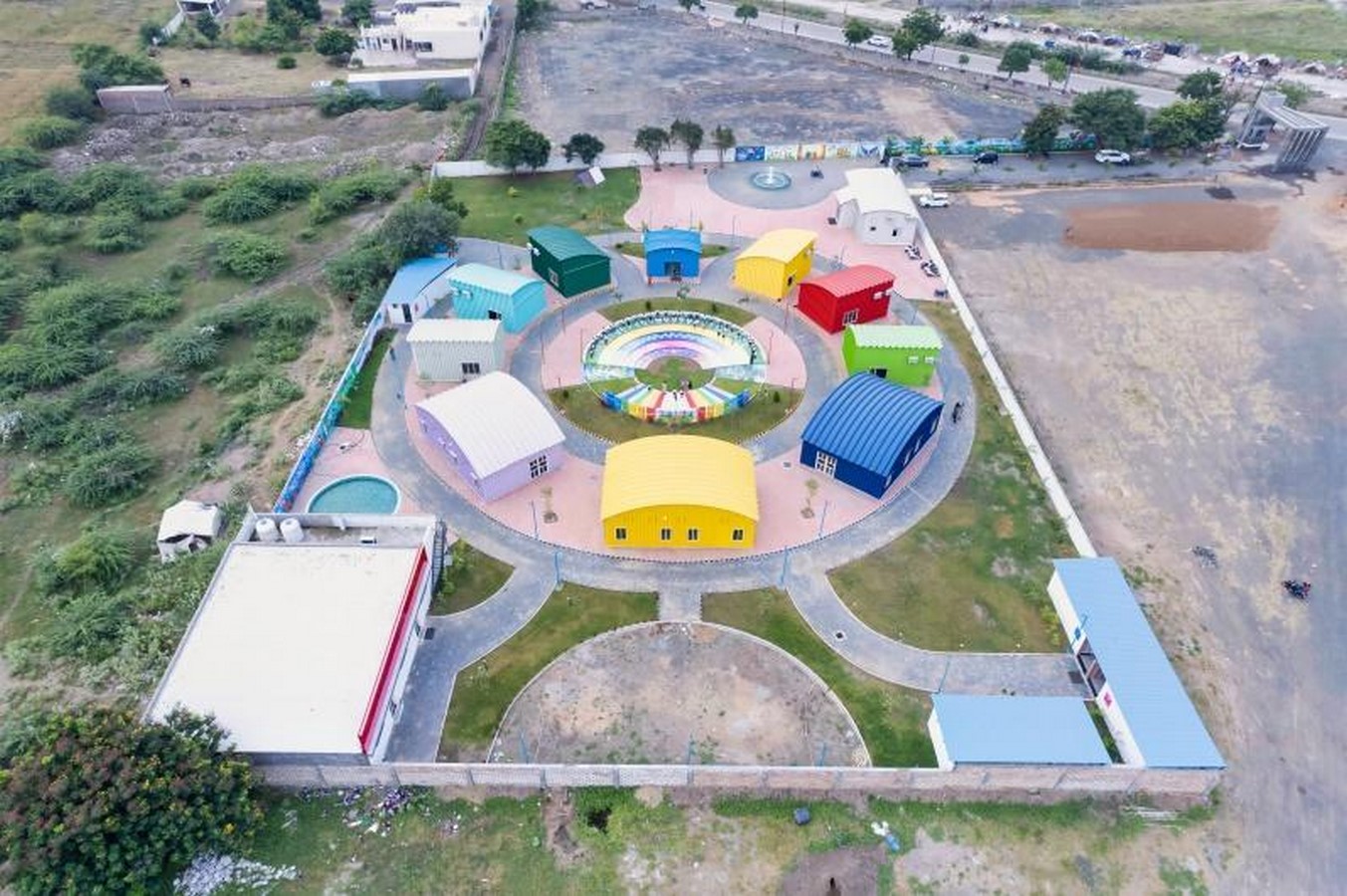 Indian preschool built as colourful as the minds of its users by Shreesh Design Studio - Sheet3