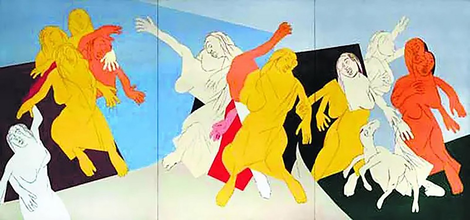 Celebration was the first work by an Indian artist to cross Rs 1 crore at Christie’s auction. _© Express Archives Courtesy of Indianexpress https://indianexpress.com/article/lifestyle/art-and-culture/know-your-art-indian-artist-tyeb-mehta-prized-paintings-how-to-buy-5265897/