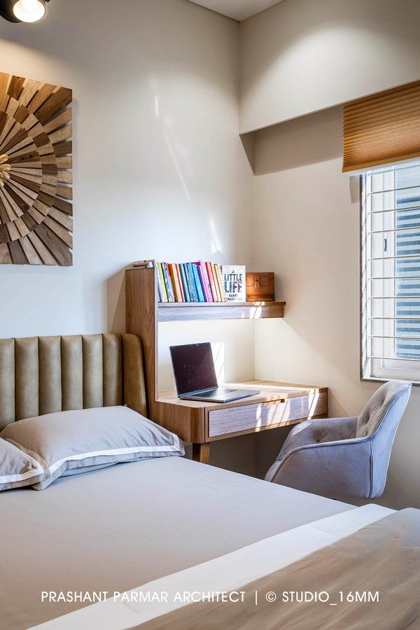 Apartment Interior At Darshanam Clublife In Vadodara by Prashant Parmar Architect - Sheet4